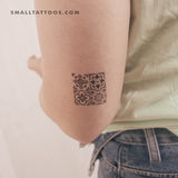 Portuguese Tiles Temporary Tattoo (Set of 3)