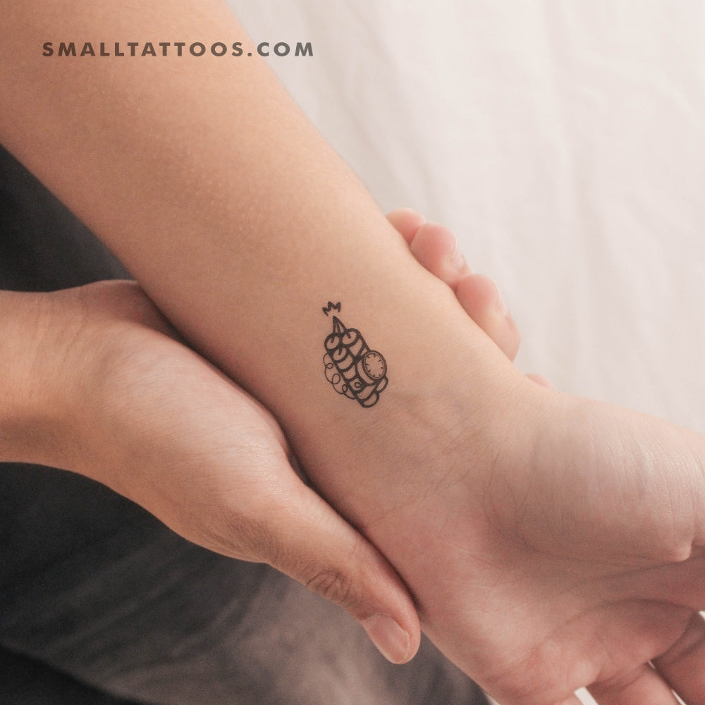 Time Bomb Temporary Tattoo (Set of 3)