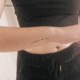 Un Día A La Vez Temporary Tattoo (Set of 3)