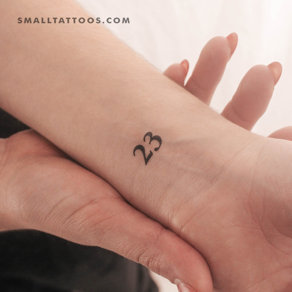 23 tatuajes temporales (juego de 3)