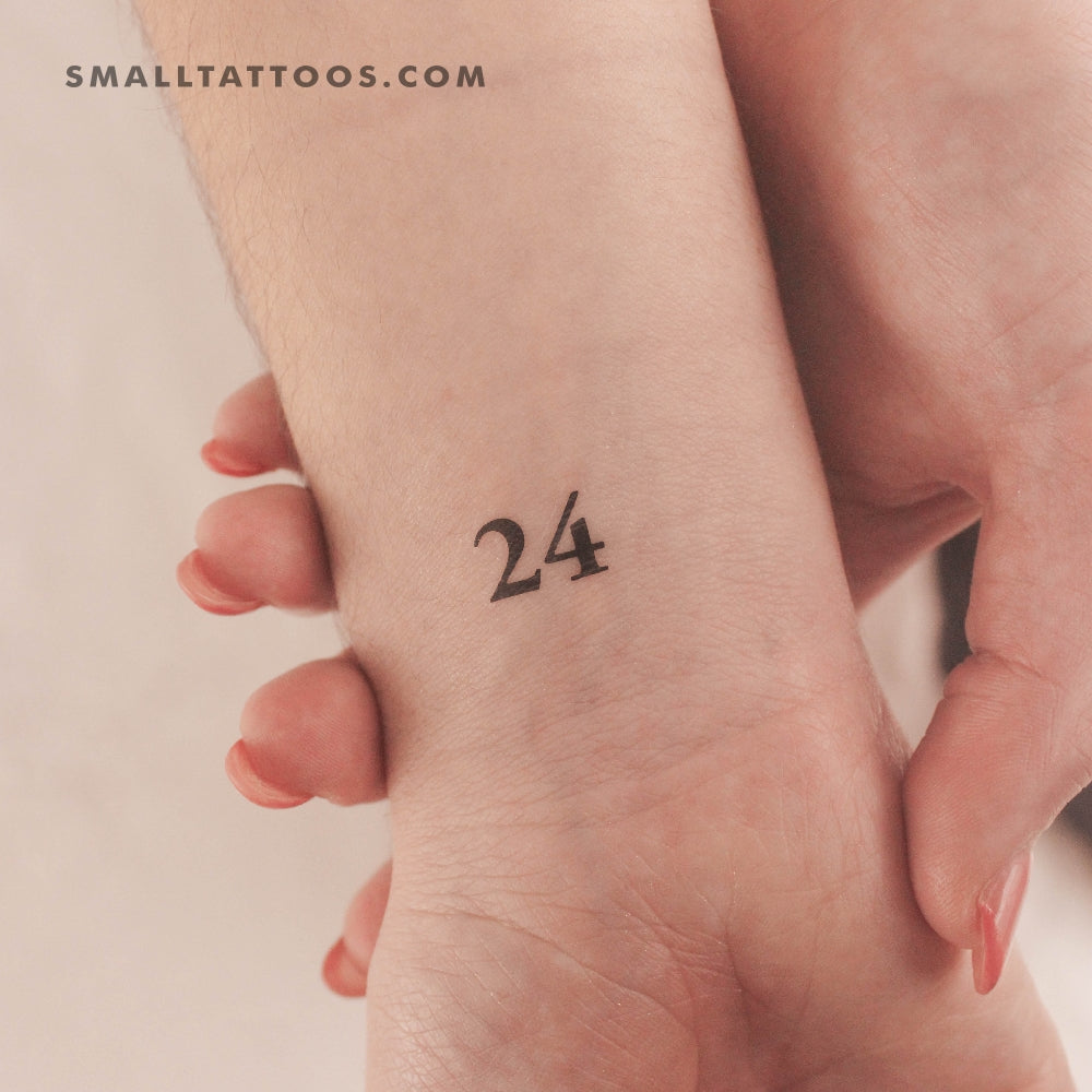 24 tatuajes temporales (juego de 3)