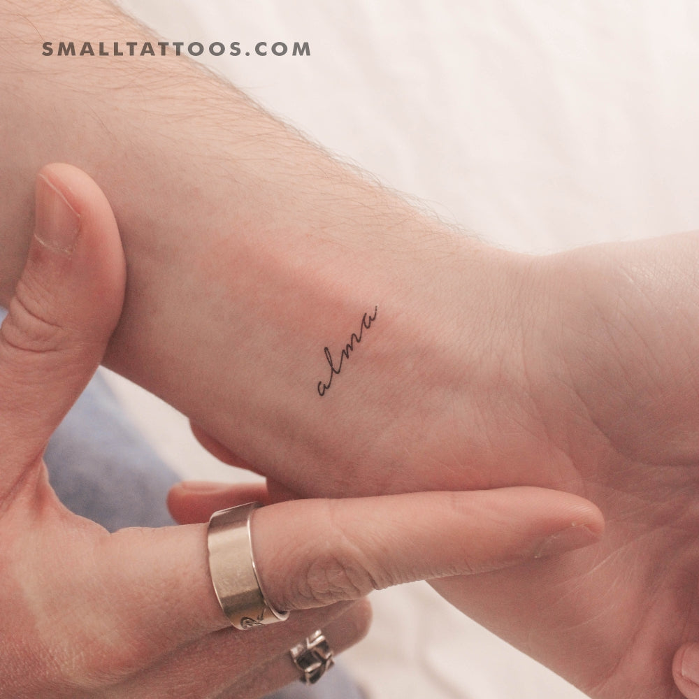 Tatuaje temporal de Alma (juego de 3)