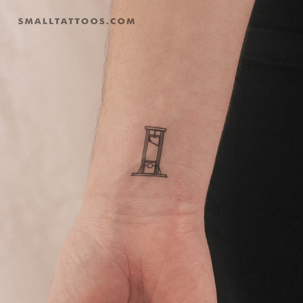 Tatuaje temporal de guillotina (juego de 3)