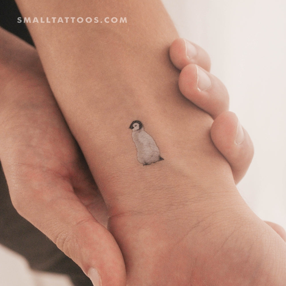 Tatuaje temporal de pingüino bebé (juego de 3)