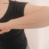 Not All Those Who Wander Are Lost Temporary Tattoo (Set of 3)