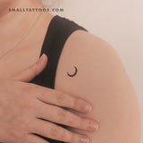 Crescent Moon Temporary Tattoo (Set of 3)