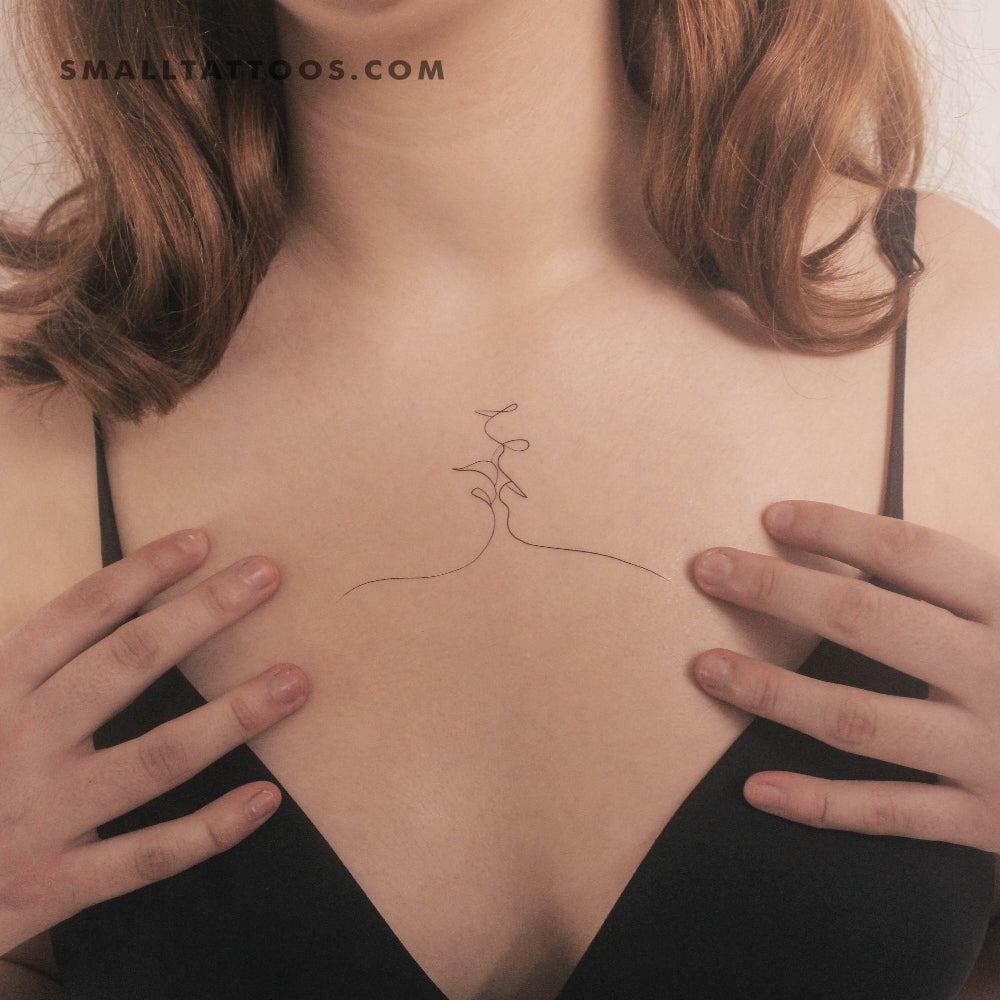Tatuaje temporal de beso de 1991.ink (juego de 3)