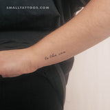 To The Sea Temporary Tattoo (Set of 3)