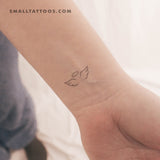 Wings and Halo Temporary Tattoo (Set of 3)