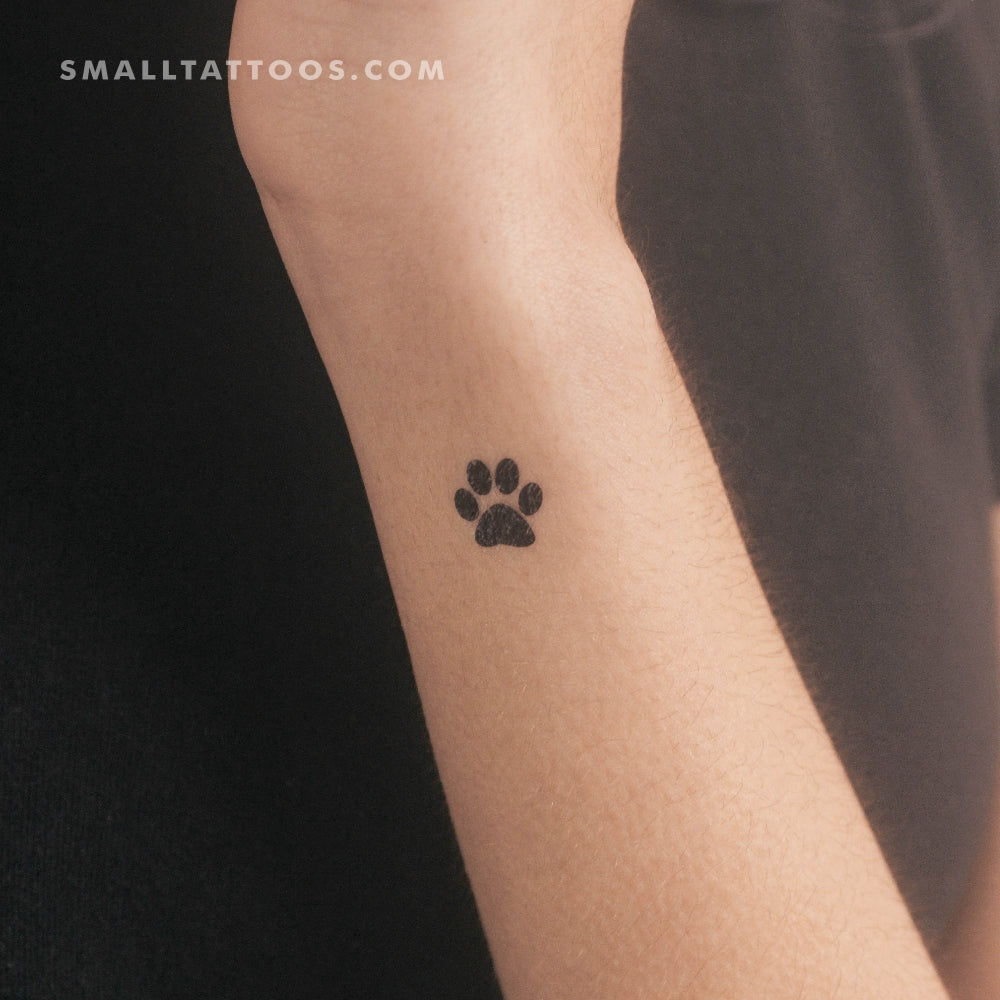 Tatuaje temporal de pata de mascota (juego de 3)