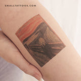 The Scream Temporary Tattoo (Set of 3)