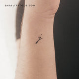 J Handwritten Letter Temporary Tattoo (Set of 3)