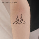 Family Unity Symbol Temporary Tattoo - Set of 3