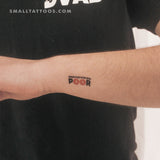 Bitcoin Have Fun Staying Poor Temporary Tattoo (Set of 3)