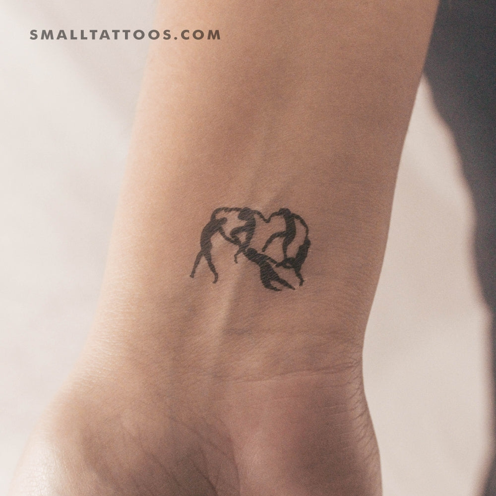 Tatuaje temporal de Matisse Dance - Juego de 3