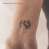 Matisse Dance Temporary Tattoo - Set of 3