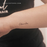 Charles Temporary Tattoo (Set of 3)