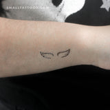 Small Wing Couple Temporary Tattoo - Set of 3