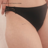 Yes, sir. Temporary Tattoo (Set of 3)