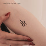 Small Snake Temporary Tattoo (Set of 3)