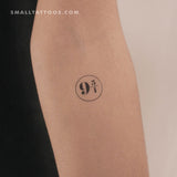 Platform Nine and Three-Quarters Temporary Tattoo (Set of 3)
