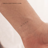 'Niebo' by Jakenowicz Temporary Tattoo - Set of 3
