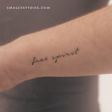 Free Spirit Temporary Tattoo (Set of 3)