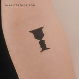 Face Cup Temporary Tattoo (Set of 3)