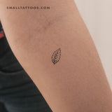 Mint Leaf Temporary Tattoo (Set of 3)