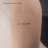Los Angeles Temporary Tattoo (Set of 3)