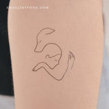 Best Friend Temporary Tattoo (Set of 3)