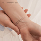 Everything You Like I Liked Five Years Ago Temporary Tattoo (Set of 3)