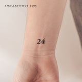 24 Temporary Tattoo (Set of 3)