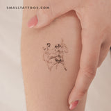 Three Muses Temporary Tattoo (Set of 3)