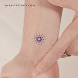 Cardano Logo Temporary Tattoo (Set of 3)