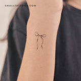 Little Ribbon Bow Temporary Tattoo (Set of 3)