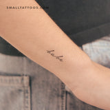 Babe Temporary Tattoo (Set of 3)