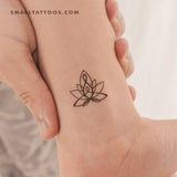 Motherhood Lotus Temporary Tattoo - Set of 3