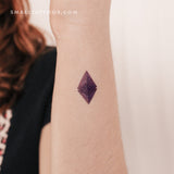 Translucent Ethereum Logo Temporary Tattoo (Set of 3)