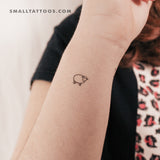 Tiny Sheep Temporary Tattoo (Set of 3)