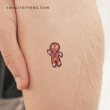 Gingerbread Temporary Tattoo (Set of 3)