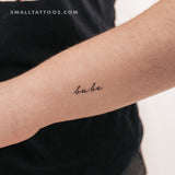 Babe Temporary Tattoo (Set of 3)