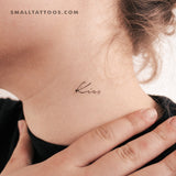 Kiss Temporary Tattoo (Set of 3)