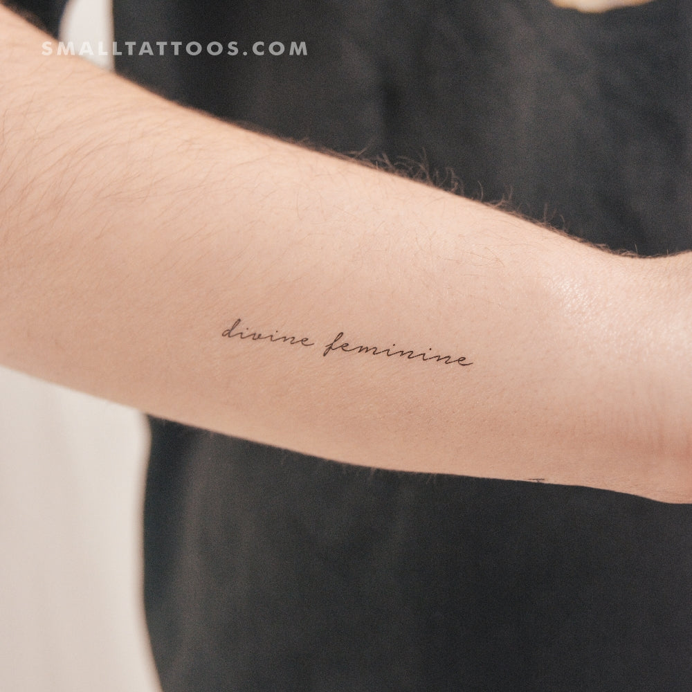 Divine Feminine Temporary Tattoo (Set of 3)