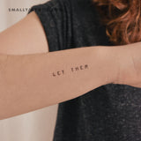 Uppercase Let Them Temporary Tattoo (Set of 3)