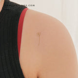 Green Four-Leaf Clover Temporary Tattoo (Set of 3)