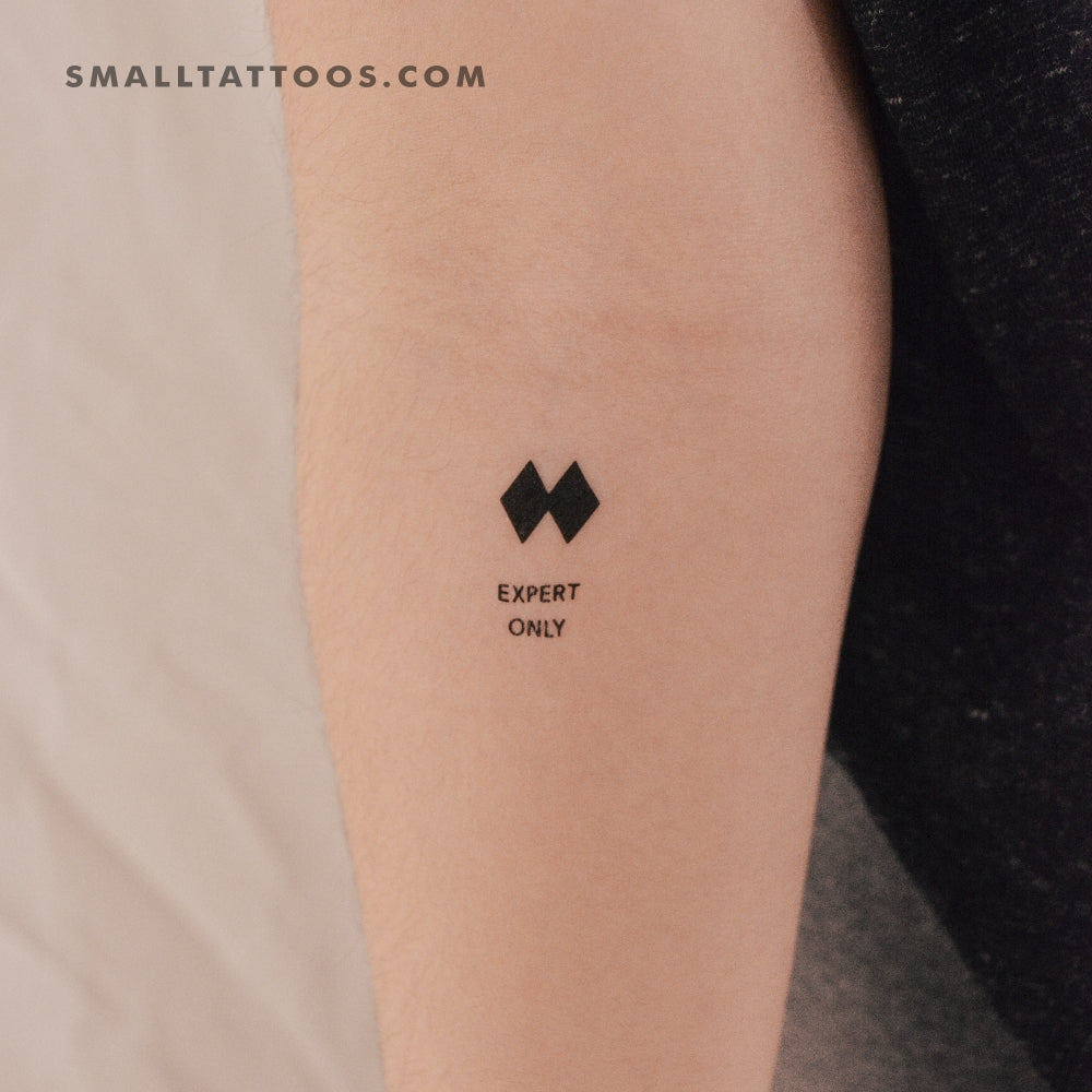 Expert Only Temporary Tattoo (Set of 3)
