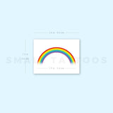 Color Rainbow Temporary Tattoo (Set of 3)