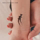 Great Hammerhead Shark And Shadow Temporary Tattoo (Set of 3)