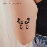 Small Parents And Children Symbol Temporary Tattoo (Set of 3)